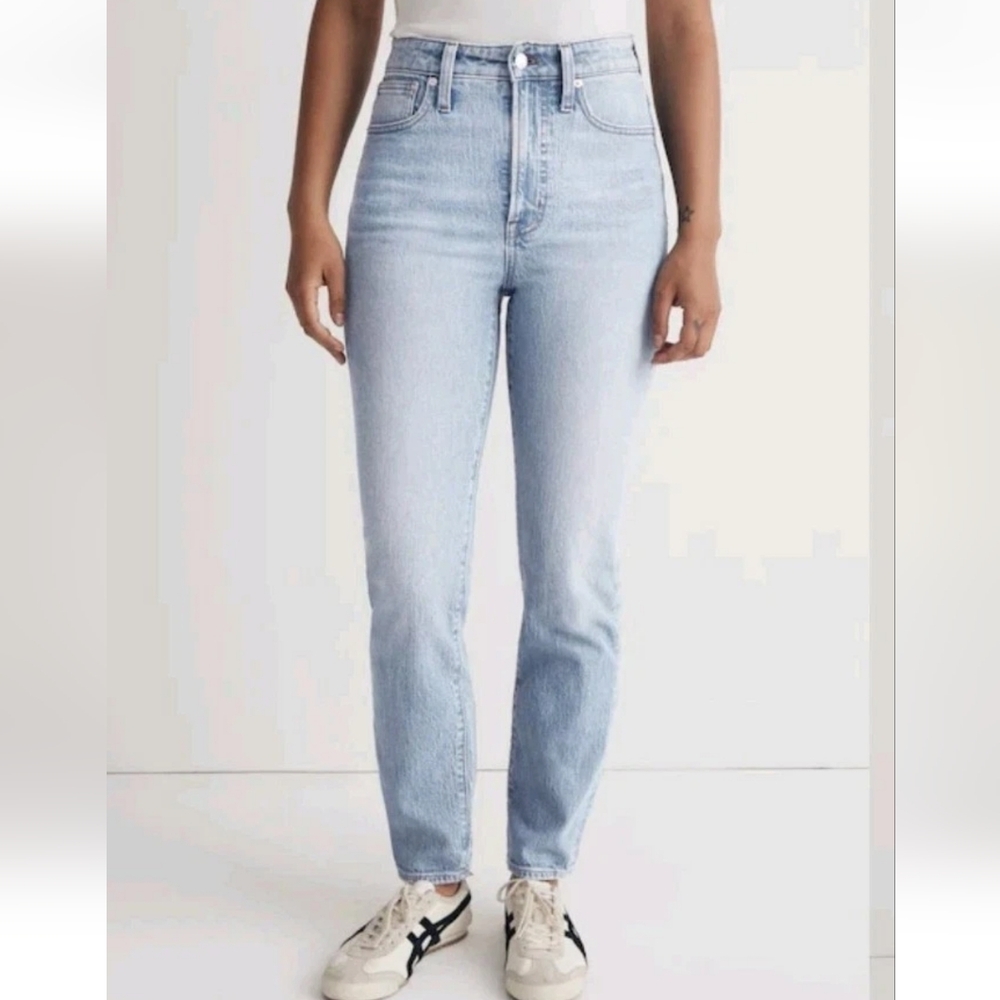 Madewell Perfect Vintage Jean Woman Plus 26W Blue Stretch Denim Magic Pocket Nwt
